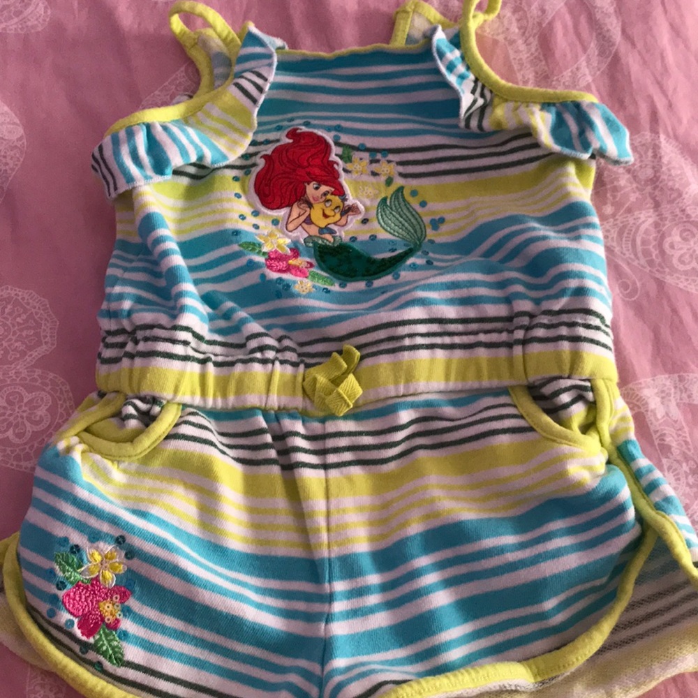 Disney cover up romper, super cute Ariel